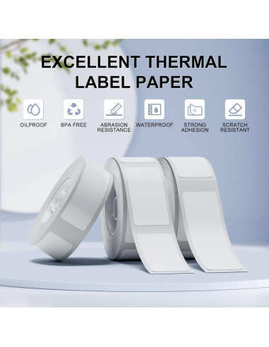 Cinta de Etiquetas INeedIt 3 Rollos 15x30mm Autoadhesiva