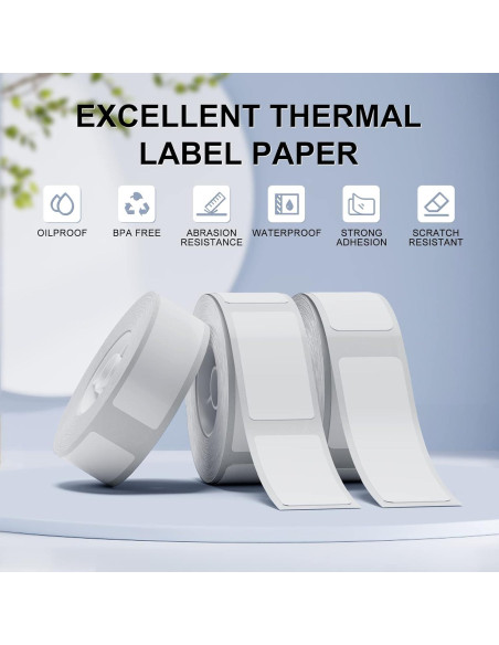 Cinta de Etiquetas INeedIt 3 Rollos 15x30mm Autoadhesiva