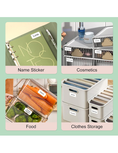 Cinta de Etiquetas INeedIt 3 Rollos 15x30mm Autoadhesiva