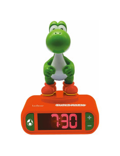 Reloj Despertador LEXiBOOK Super Mario Yoshi Naranja Verde