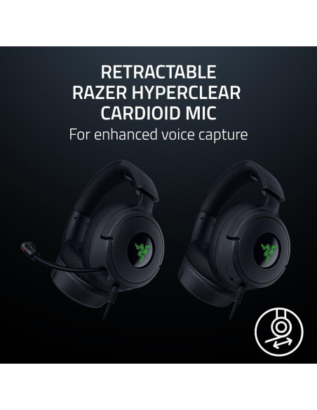 Auriculares Gaming Razer Kraken V4 X 40mm con Micrófono Auriculares Gaming Razer Kraken V4 X 40mm con Micrófono