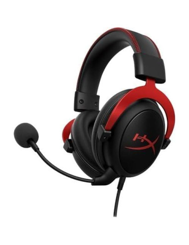 Auriculares HyperX Cloud II Rojo 7.1 para Juegos PC/PS4/Xbox