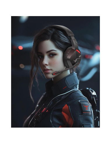 Auriculares Inalámbricos BINNUNE BW01 50mm 120 Horas PS5/PC