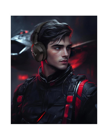 Auriculares Inalámbricos BINNUNE BW01 50mm 120 Horas PS5/PC