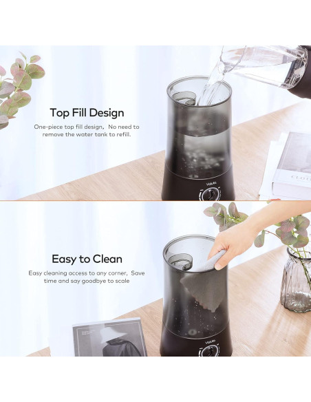 Humidificador ultrasónico Valuta 4L con difusor de aceite