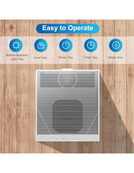 Humidificador Evaporativo SHARKZILLA 5L Silencioso 25dB