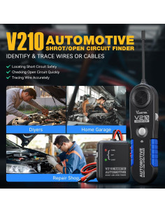 VDIAGTOOL V210 Probador de Circuitos Automotriz 6-42V 2