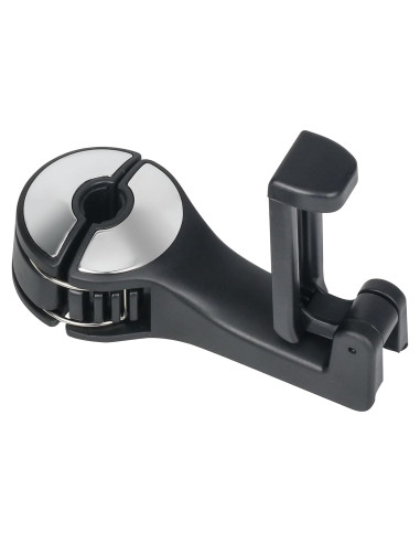 Gancho Oculto TOOVREN 2 en 1 para Auto Plateado