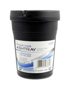 Cenicero Automotriz Accesorios Personalizados 93365D Negro 2