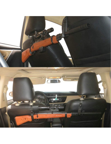 Soporte de Armas para Reposacabezas CNTASHI - Nylon Negro