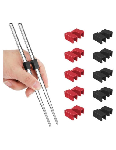 10 Ayudantes Reutilizables de Palillos QUANFULTEC para Entrenamiento