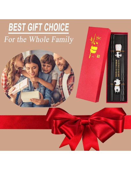 Juego de Palillos Antideslizantes Young Dance con Soporte Panda