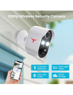 Cámara de Seguridad Inalámbrica 1080p AI Shenzhen M6 2