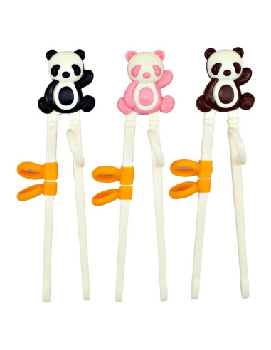 Palillos de Entrenamiento Jawbush Panda para Niños - 3 Pares