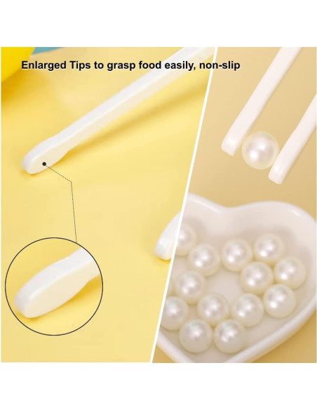 Palillos de Entrenamiento Jawbush Panda para Niños - 3 Pares