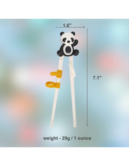 Palillos de Entrenamiento Jawbush Panda para Niños - 3 Pares