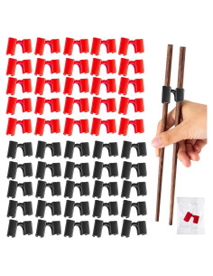 200 Ayudantes de Palillos Reutilizables Suttmin Multicolor