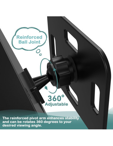 Espejo de Coche para Bebé Rohent Ajustable 360 Negro