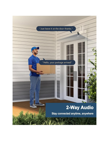 Cámara de Seguridad GNCC GT1PRO 2K Impermeable WiFi