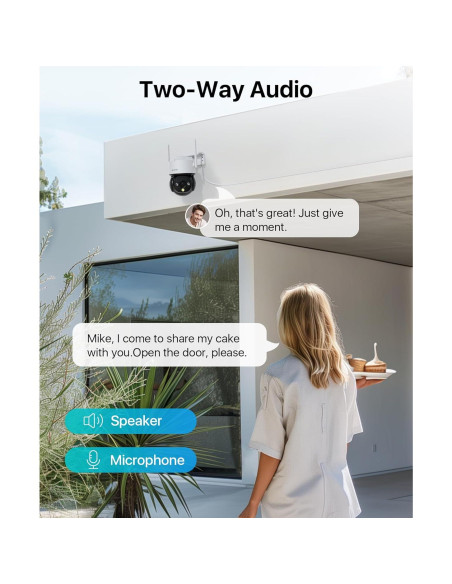 Cámara de Seguridad ZOSI C290 2MP WiFi IP 1080p con IA