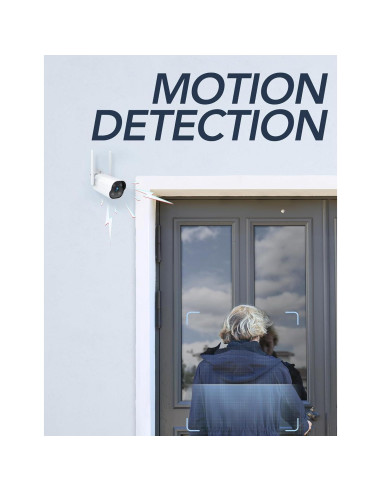 Cámara de Seguridad GNCC GT1PRO 2K Impermeable WiFi