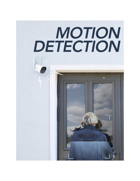 Cámara de Seguridad GNCC GT1PRO 2K Impermeable WiFi