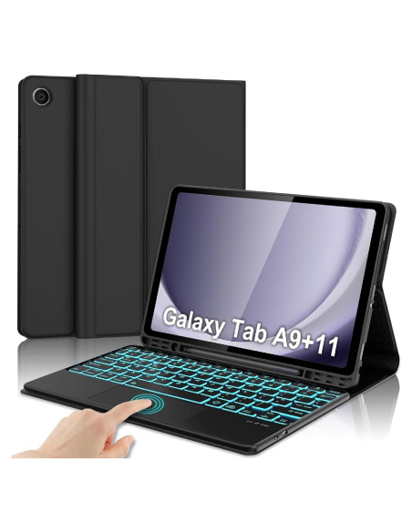 Funda teclado Samsung Galaxy Tab A9 Plus 11" Bluetooth RGB