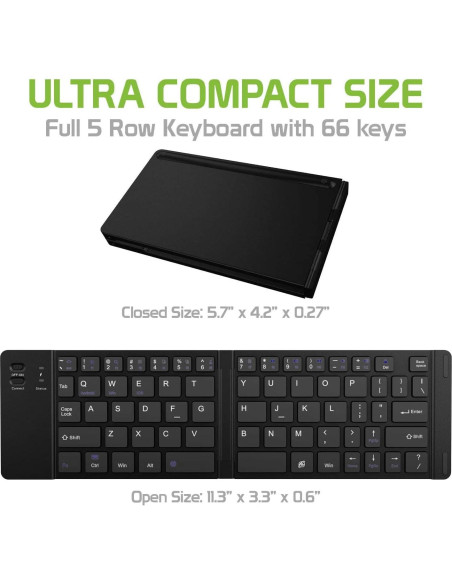 Teclado Bluetooth Plegable Tek Styz para Samsung Galaxy S21
