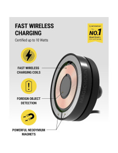 Soporte Magnético Inalámbrico Scosche MagicMount Elite 10W 2