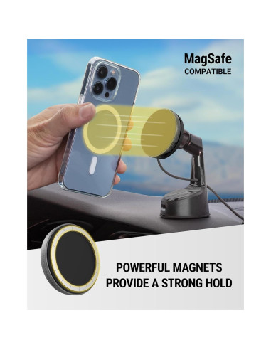 Soporte Magnético Inalámbrico Scosche MagicMount Elite 10W