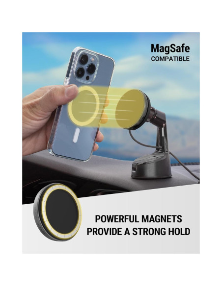 Soporte Magnético Inalámbrico Scosche MagicMount Elite 10W