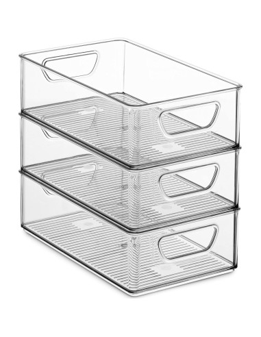 Juego de 6 Contenedores Organizadores Apilables para Alimentos