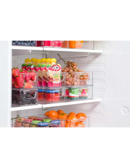 Juego de 6 Contenedores Organizadores Apilables para Alimentos