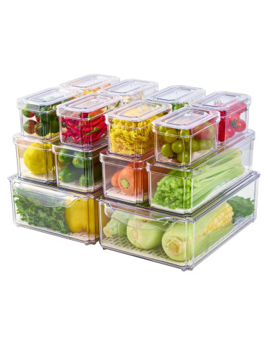 Paquete de 14 Organizadores de Refrigerador JollyPack