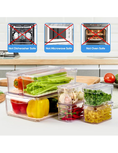 Paquete de 14 Organizadores de Refrigerador JollyPack