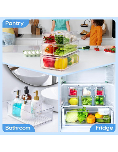 Paquete de 14 Organizadores de Refrigerador JollyPack