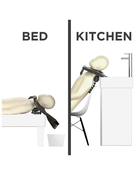 Lavabo Inflable Portátil Chrome Cherry para Lavar Cabello