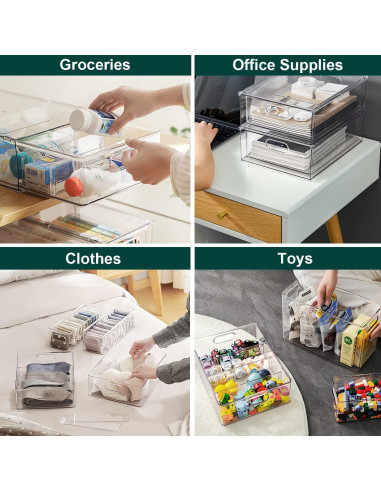 Organizador de Refrigerador LALASTAR 2 Piezas 3.17QT