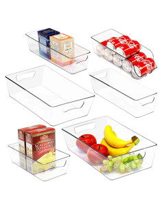 Organizadores de Almacenamiento Refrigerador SimpleHouseware 6 Piezas