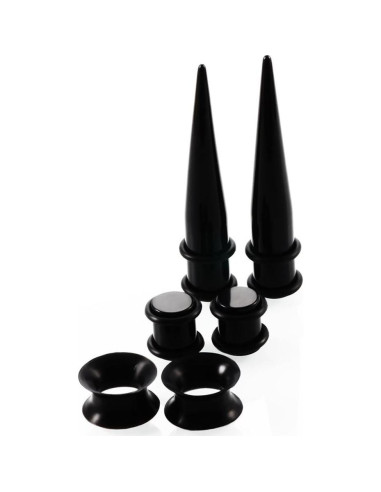 Kit de Estiramiento de Orejas JieyueJewelry 50 Piezas 14G-00G