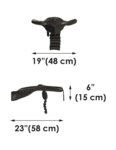 Lavabo Inflable Portátil Chrome Cherry para Lavar Cabello