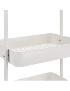 Carro de Utilidad Amazon Basics 3 Niveles Blanco 3.90 kg 2