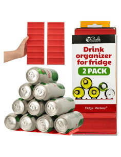 Organizador de Bebidas Cooks Innovations 2-Pack Rojo