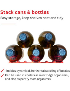 Organizador de Bebidas Cooks Innovations 2-Pack Rojo 2