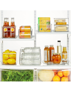 Contenedor de Almacenamiento de Bebidas mDesign - 12 Botellas 2