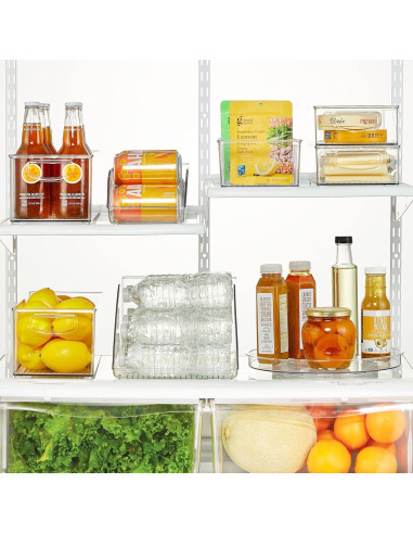 Contenedor de Almacenamiento de Bebidas mDesign - 12 Botellas