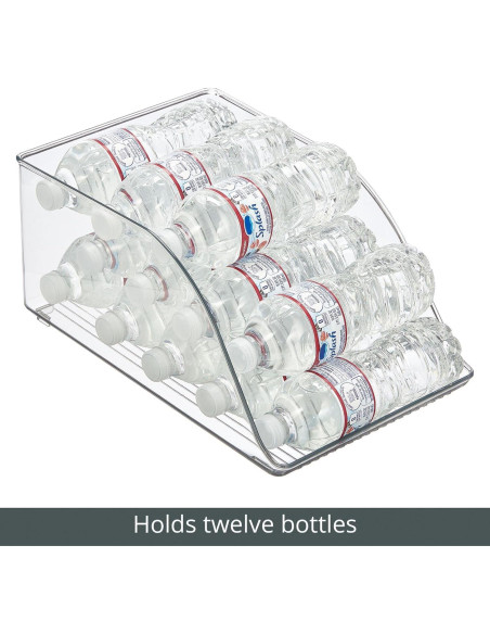 Contenedor de Almacenamiento de Bebidas mDesign - 12 Botellas