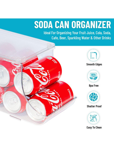 Organizador de Latas de Soda Control Kitchen 2 Unidades