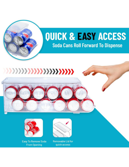 Organizador de Latas de Soda Control Kitchen 2 Unidades