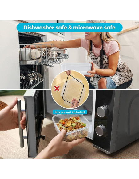 5 Contenedores de Almacenamiento Freshmage Apto Microondas
